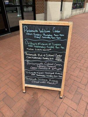 Portsmouth's Visitor's Center