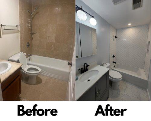 Bathroom remodel in Hoboken, New Jersey