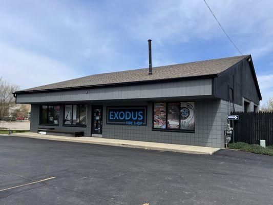 Exodus Ride Shop outside