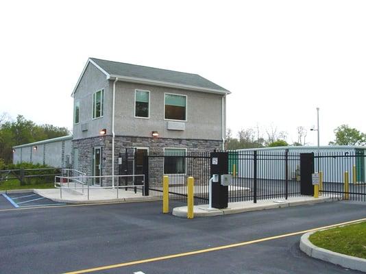 Completed storage facility.