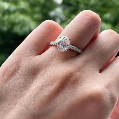 We have Lab Diamond Rings.