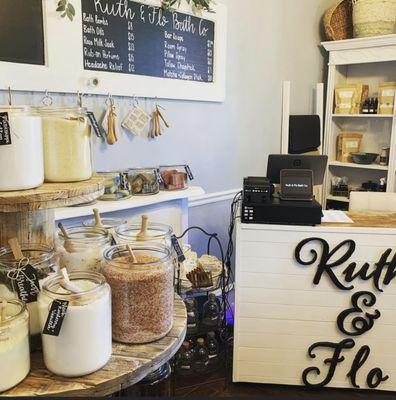 Come create your own products at Ruth & Flo! Great for a girls day out! We also host parties.