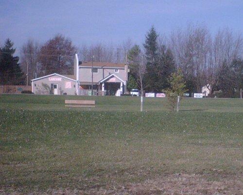 As viewed from the west side of Indian Lake, Ohio.
