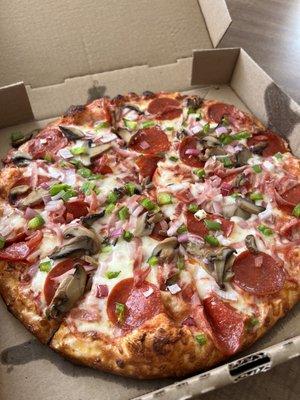 "The Special", from Harbortown Pizza in Harrisville, Michigan.