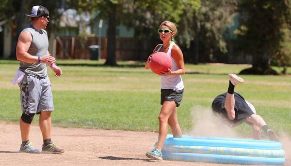 Doah! Wet N Wild kickball event in Modesto, CA