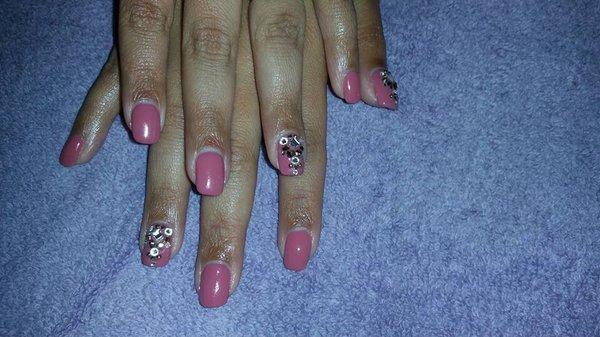 Gel overlay with designs