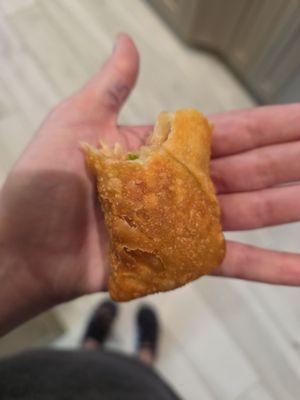 Egg roll, ate 2/3rds of of it before I remembered to take a picture lol