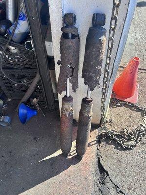 Shocks that were replaced