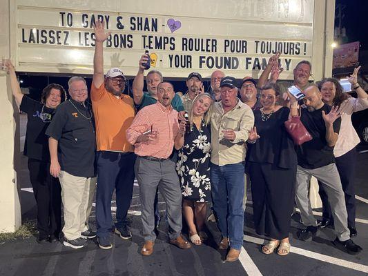 The bar fam is always more fun than the one you're born with