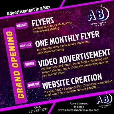 Advertisement in a Box