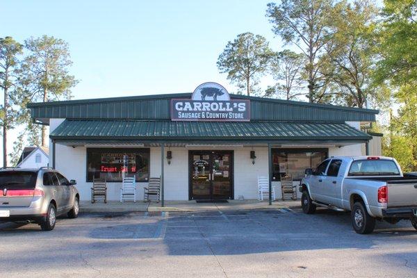 Sit on the porch and rock a while then buy your steaks, hamburger, or snack sticks and finish a great day.