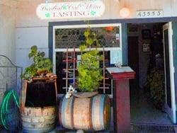 Store front if Central Cal Wine Tasting!!