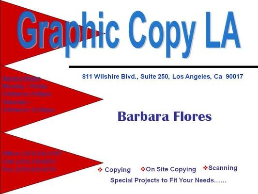Graphic Copy L.A.