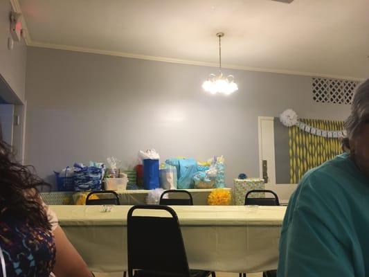 All the presents for the baby