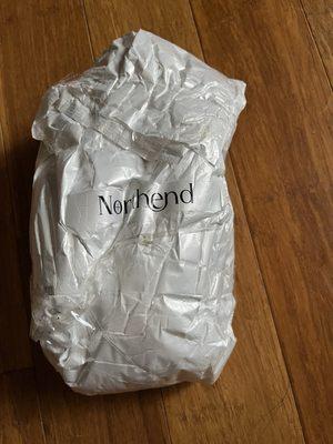 Packaging, shoes state, wrong size