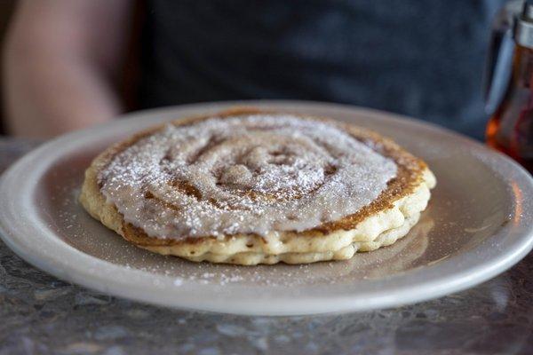 Cinnamon roll pancake