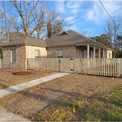 Gothic Styled fencing with spacing