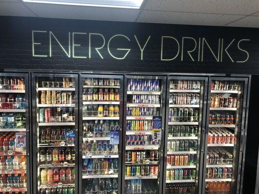 Energy Drink and Sodas!