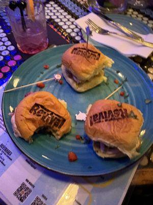 Shrimp sliders, yum!