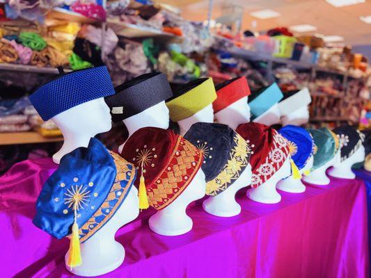 African Men's Hats Kofi Yoruba Hausa Igbo Nigerian