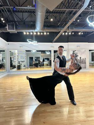 Christian and myself open house event