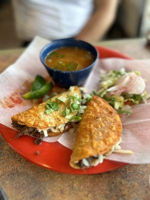Quesobirria taco
