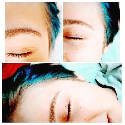 Scraggly brow to a Natural brow!