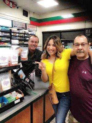 Not only my very first store but also my very first 711 that carries Texas Crunchies Candy! We have been here for almost 2 years now.