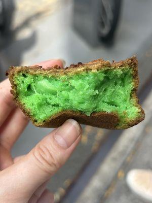 Pandan & Coconut Butter Mochi (Gluten Free)