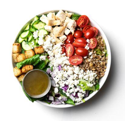 Good Greek grain bowl!