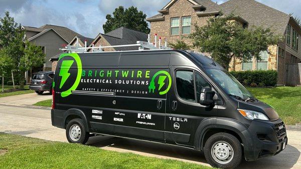 Another day, another safe + clean install. BrightWire Electrical Solutions (Montgomery / The Woodlands area)