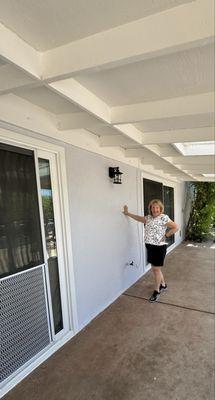 Suzanne is so happy with her Ever Coat paint job. It looks amazing. Call us for a free in- home estimate.