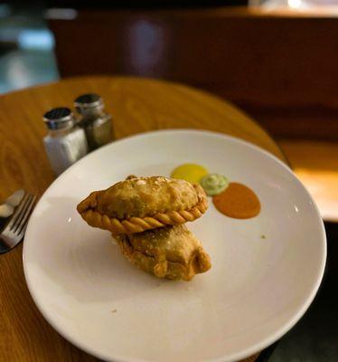 Empanadas
Roasted chicken.
Beef
Sweet Corn and cheese.