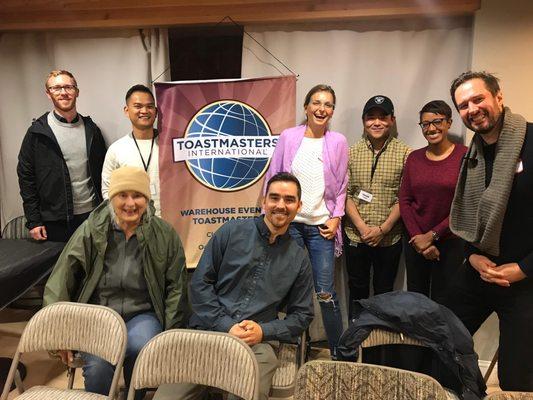 Get out of your comfort zone - - -Tuesday evenings at Warehouse 416!