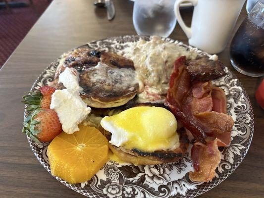 The variety on the breakfast buffet was amazing