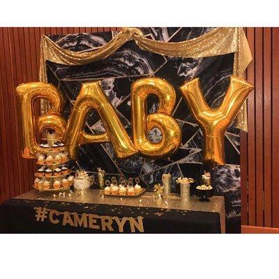 A baby prince is on the way.  Baby shower