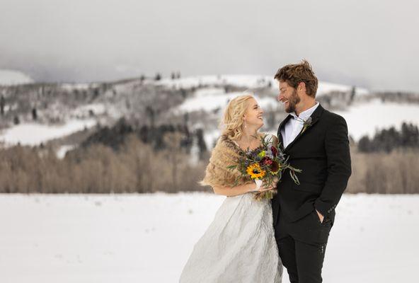 Winter Wedding in the Grand Tetons