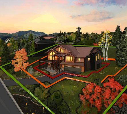 Defensible Space Zones