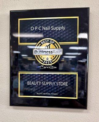 So proud of OPC Nail Supply