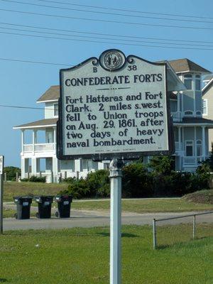Confederate Forts Historical Marker, Hatteras