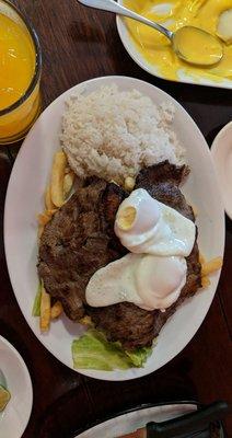 Bistec a lo Pobre