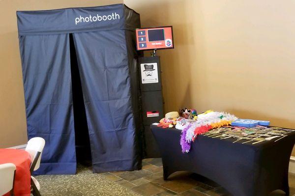Our photo booth setup at a graduation party!