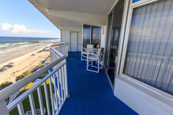 The Penthouses have super HUGE oversized balconies!