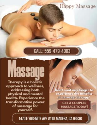 The full body massage targets all the major areas of the body that are most subject to strain and discomfort including the ne...