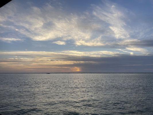 Sunset on March 10, 2024