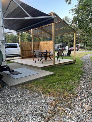 Pic of our Covered Patio Space, #65!!
