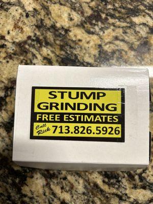 Call Rick Stump Grinding
