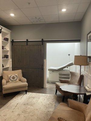 Inside the patient room