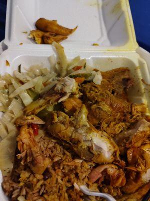 Curry Chicken plate large