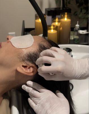 multi-prong tool scalp stimulation